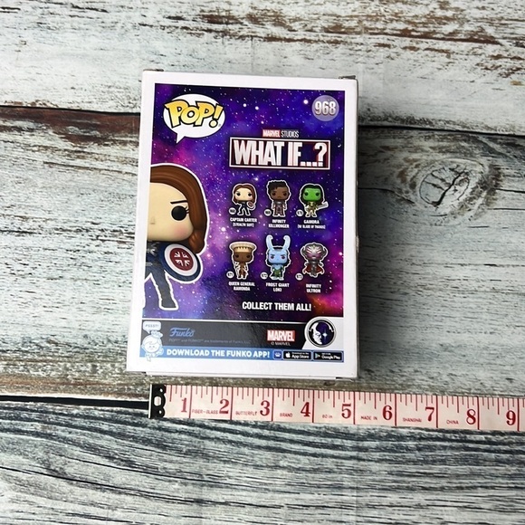 Marvel Funko Pop What If Captain Carter Stealth Suit 968 - 3” Bobble Head Figure - Picture 4 of 5